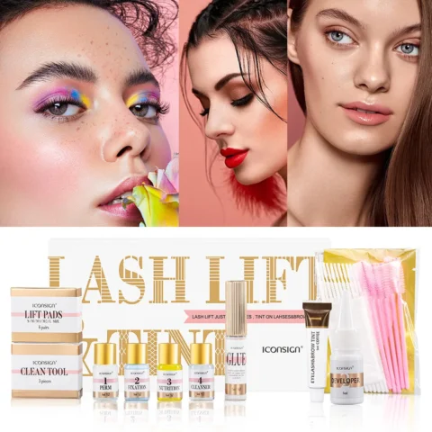 ICONSIGN Lash & Brow Tint Kit Black – Tint-Ritual zu Hause